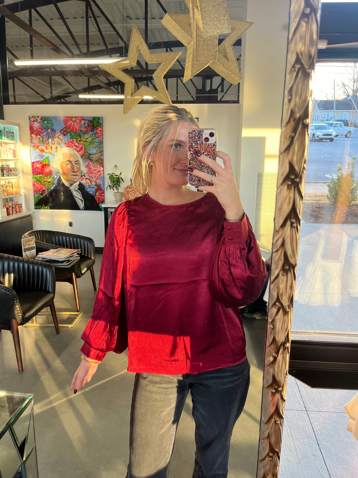 Red Christmas Top