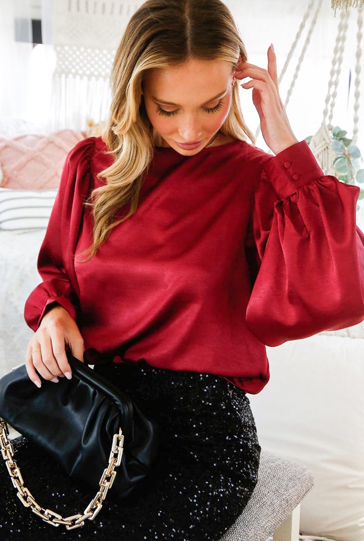 Red Christmas Top