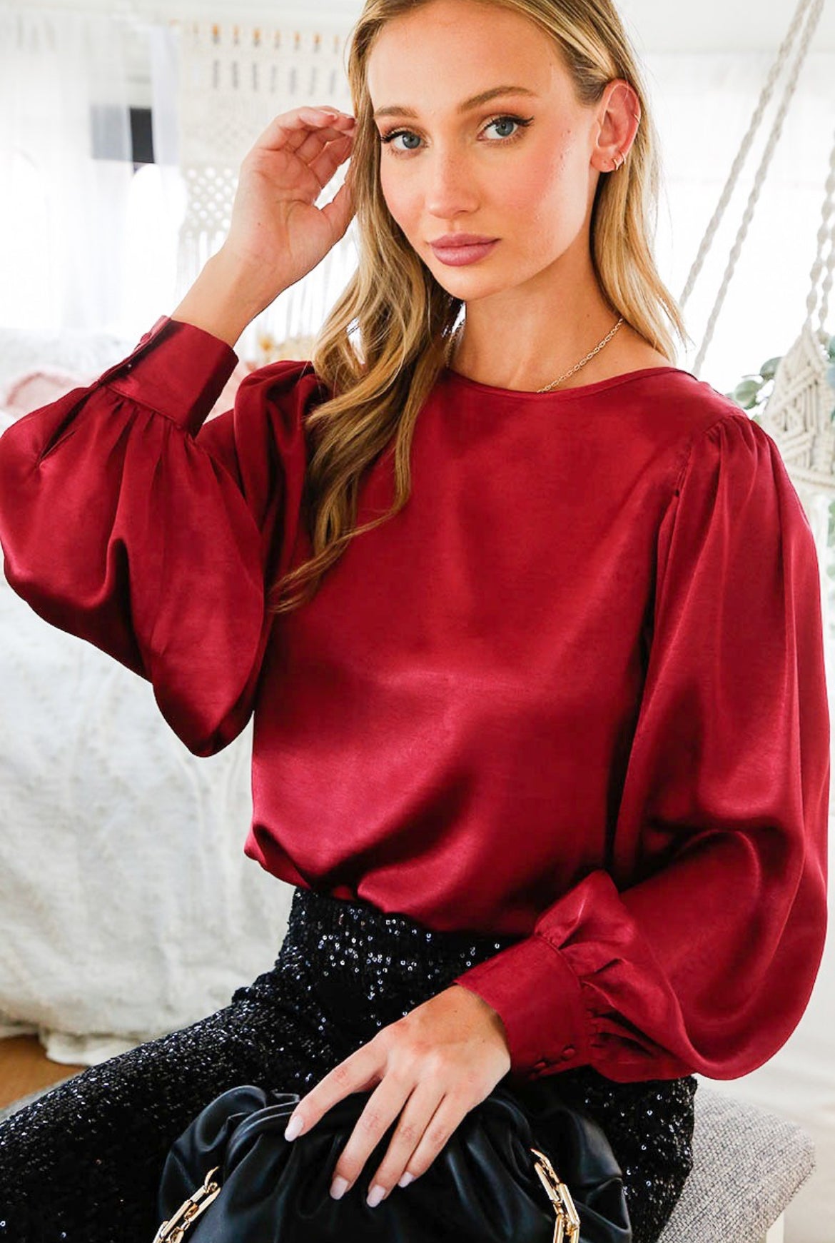 Red Christmas Top