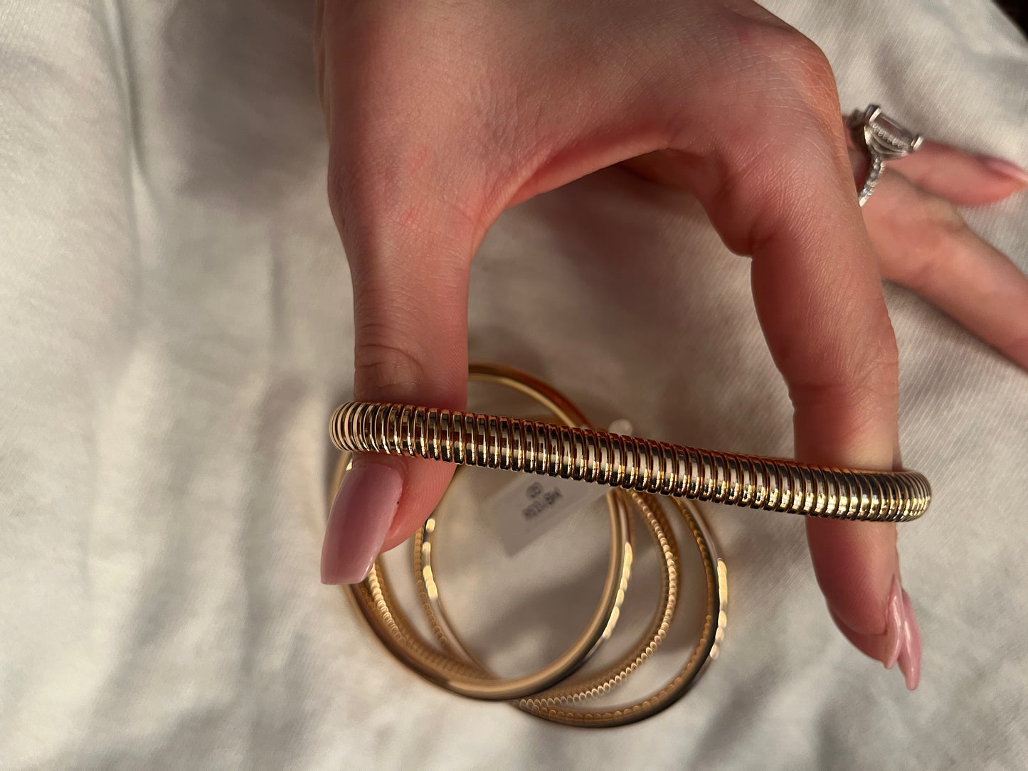 4 Gold Bracelet Stack