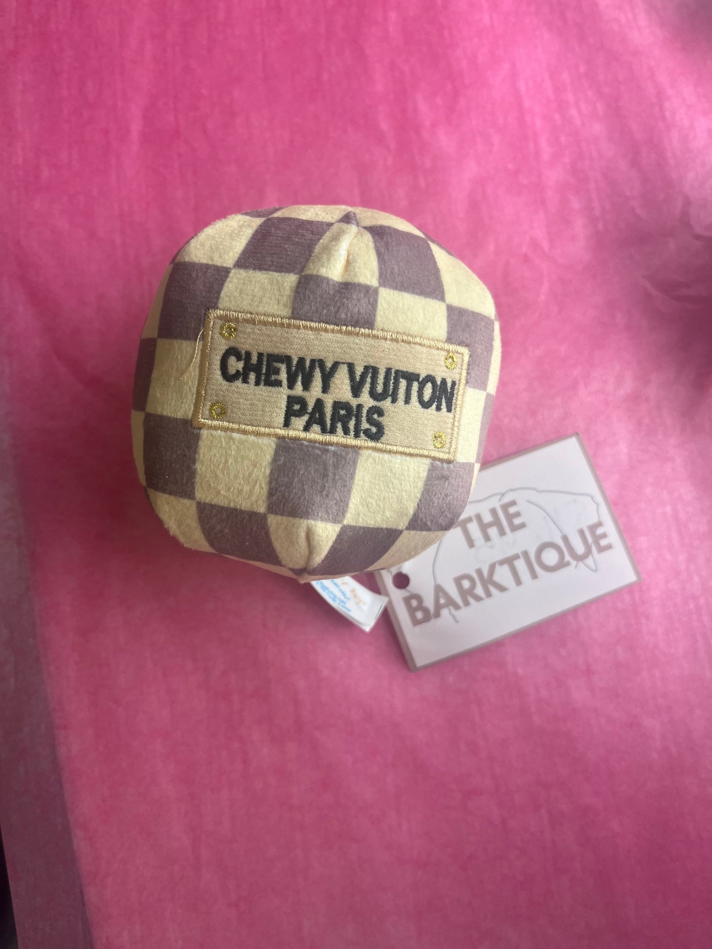Chewy Vuiton Dog Toy